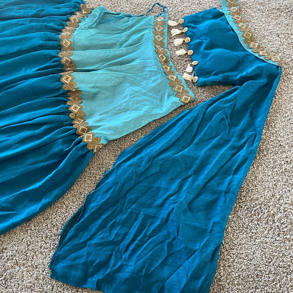 Ocean inspired Lehenga